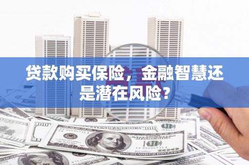 滴道贷款购买保险，金融智慧还是潜在风险？
