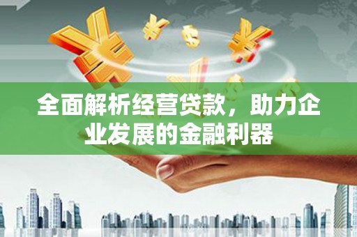 滴道全面解析经营贷款，助力企业发展的金融利器