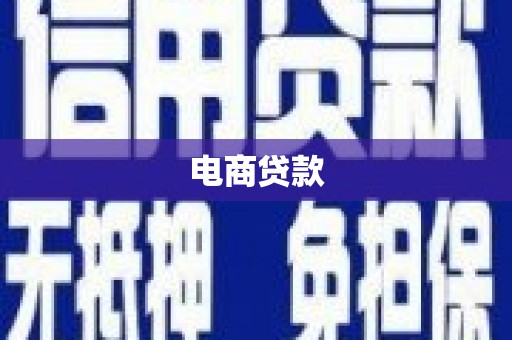 滴道电商贷款