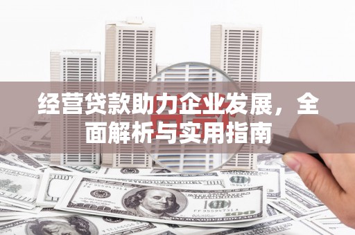 滴道经营贷款助力企业发展，全面解析与实用指南
