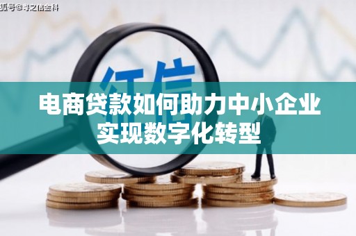 滴道电商贷款如何助力中小企业实现数字化转型
