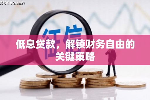 滴道低息贷款，解锁财务自由的关键策略