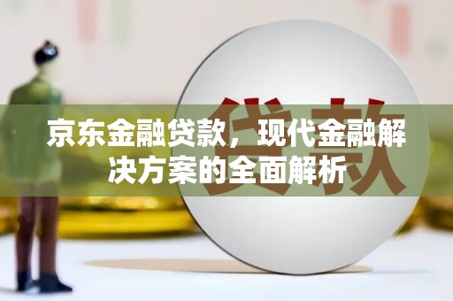 滴道京东金融贷款，现代金融解决方案的全面解析