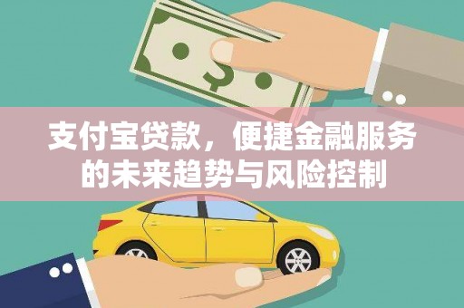 滴道支付宝贷款，便捷金融服务的未来趋势与风险控制