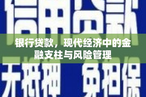 滴道银行贷款，现代经济中的金融支柱与风险管理