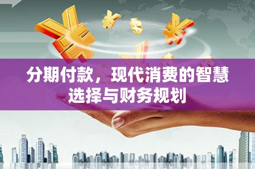 滴道分期付款，现代消费的智慧选择与财务规划