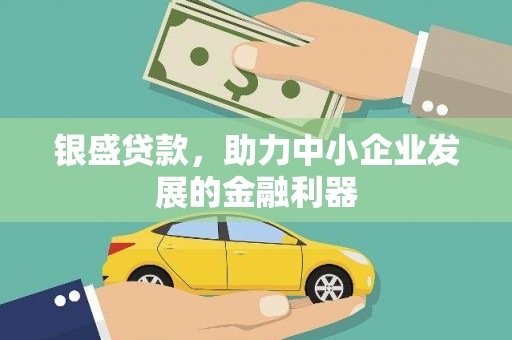滴道银盛贷款，助力中小企业发展的金融利器