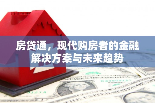 滴道房贷通，现代购房者的金融解决方案与未来趋势