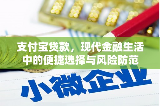 滴道支付宝贷款，现代金融生活中的便捷选择与风险防范