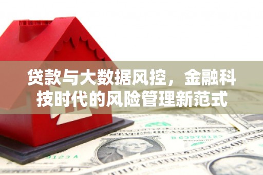 滴道贷款与大数据风控，金融科技时代的风险管理新范式