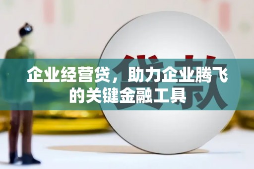 滴道企业经营贷，助力企业腾飞的关键金融工具