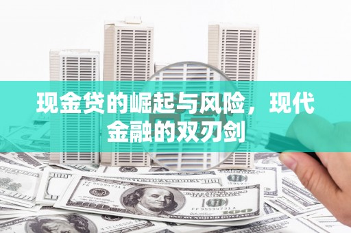 滴道现金贷的崛起与风险，现代金融的双刃剑