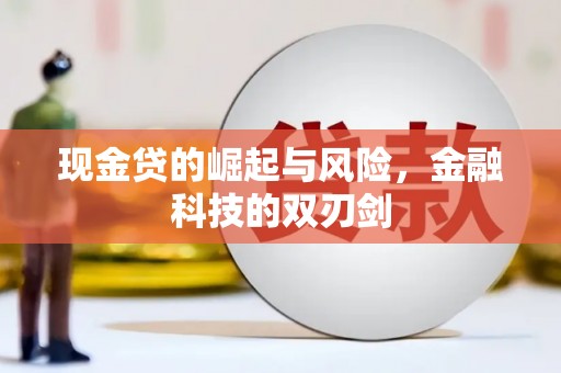 滴道现金贷的崛起与风险，金融科技的双刃剑