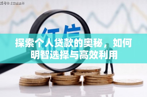 滴道探索个人贷款的奥秘，如何明智选择与高效利用