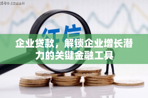 滴道企业贷款，解锁企业增长潜力的关键金融工具