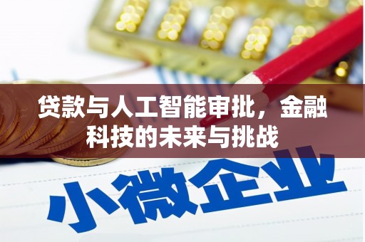滴道贷款与人工智能审批，金融科技的未来与挑战