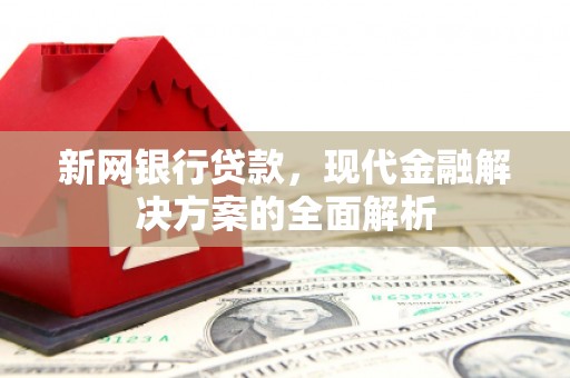滴道新网银行贷款，现代金融解决方案的全面解析