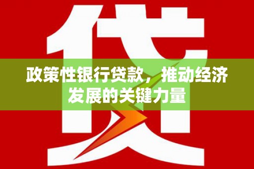 滴道政策性银行贷款，推动经济发展的关键力量