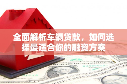 滴道全面解析车辆贷款，如何选择最适合你的融资方案