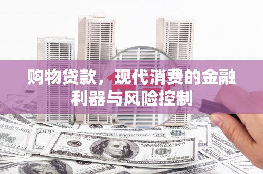滴道购物贷款，现代消费的金融利器与风险控制