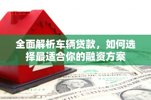 滴道全面解析车辆贷款，如何选择最适合你的融资方案