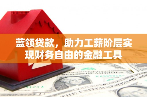 滴道蓝领贷款，助力工薪阶层实现财务自由的金融工具