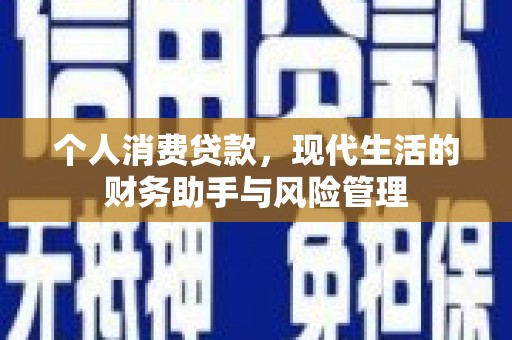 滴道个人消费贷款，现代生活的财务助手与风险管理