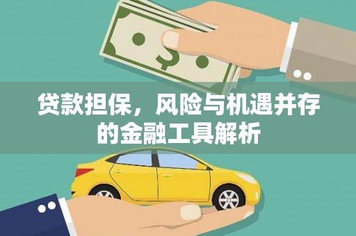 滴道贷款担保，风险与机遇并存的金融工具解析