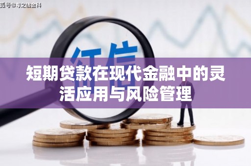 滴道短期贷款在现代金融中的灵活应用与风险管理