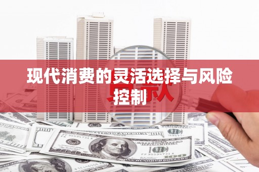 滴道现代消费的灵活选择与风险控制