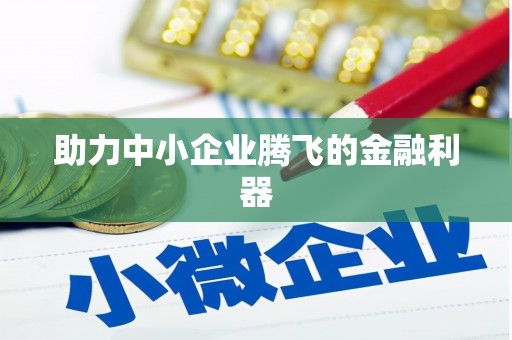 滴道助力中小企业腾飞的金融利器