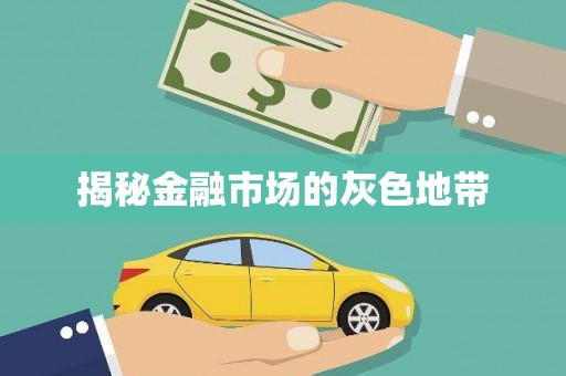 滴道揭秘金融市场的灰色地带