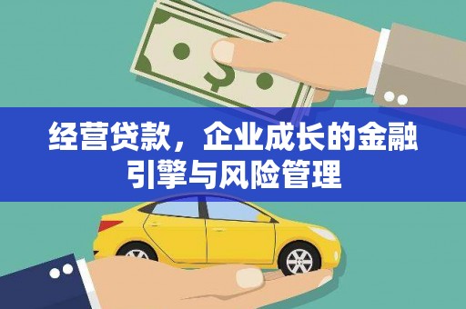 滴道经营贷款，企业成长的金融引擎与风险管理